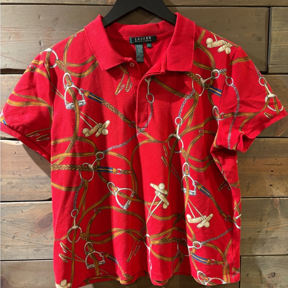 Ralph Lauren Red Polo Shirt